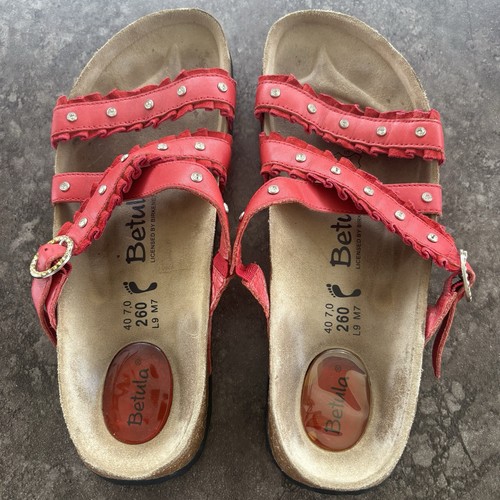 Betula birkenstock studded red - betula,